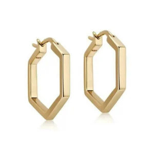 Nova Geometric Hoop Earrings