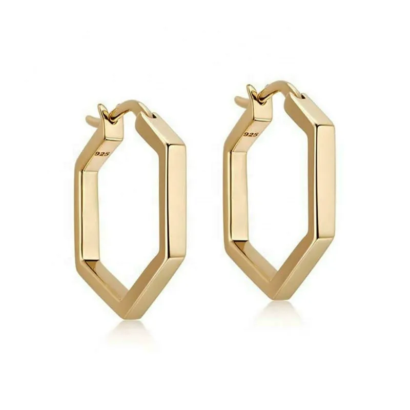 Nova Geometric Hoop Earrings