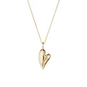 Asymmetric Heart Necklace