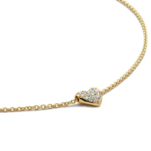 Pavé Heart Necklace
